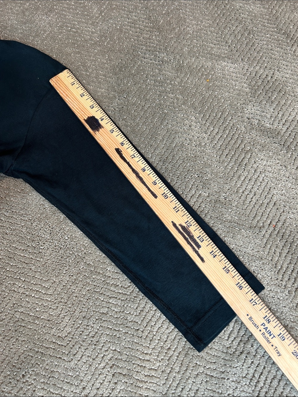 Sonia Rykiel Navy Crewneck Sweater with Black Lace Heart three-quarter sleeve L - Picture 7 of 8